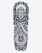 Tatouage temporaire Totem Tribal 17x48cm - SimpleTatt
