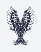 Tatouage temporaire Aigle Sacré 10,5x13,5cm - SimpleTatt