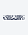 Tatouage temporaire Bracelet Guerrier Polynésien 24x6cm - SimpleTatt