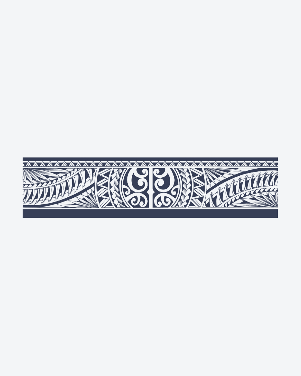 Tatouage temporaire Bracelet Plumes Guerrières 24x6cm - SimpleTatt