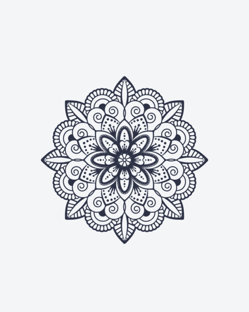 Tatouage temporaire Mandala Zen 5x5cm - SimpleTatt