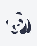 Tatouage temporaire Panda Minimal 5x5cm - SimpleTatt