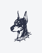 Tatouage temporaire Doberman Royal 4x5cm - SimpleTatt