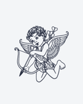 Tatouage temporaire Cupidon Chasseur 8x11cm - SimpleTatt