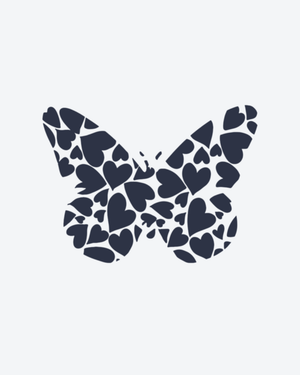 Mariposa de Corazones