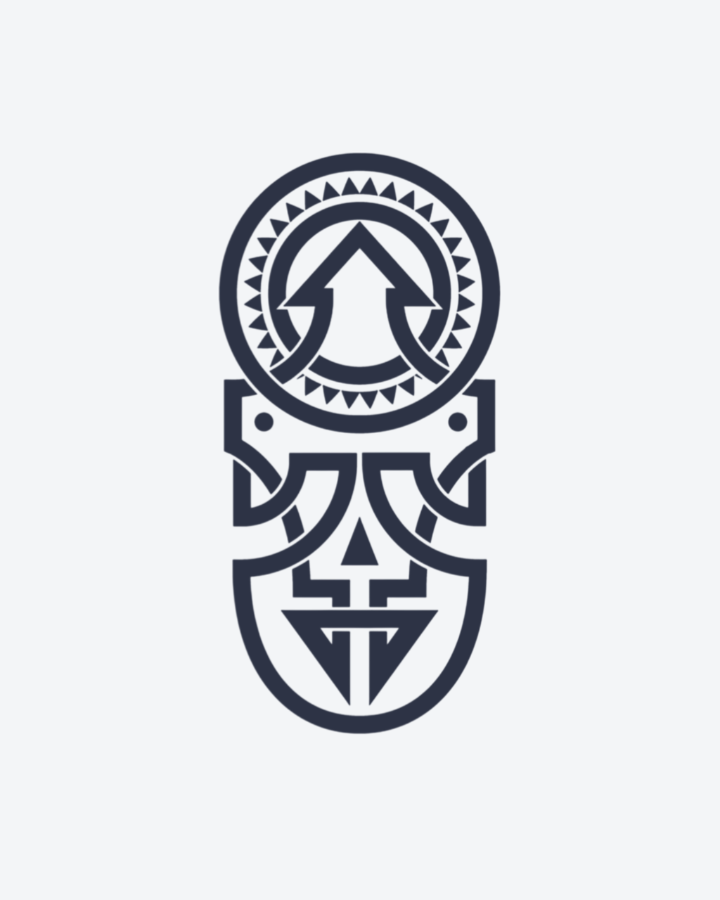 Tatouage temporaire Totem Mystique 8x11cm - SimpleTatt