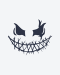 Tatouage temporaire Sourire du Chaos 10,5x13,5cm - SimpleTatt