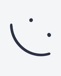 Tatouage temporaire Sourire Minimal 5x5cm - SimpleTatt