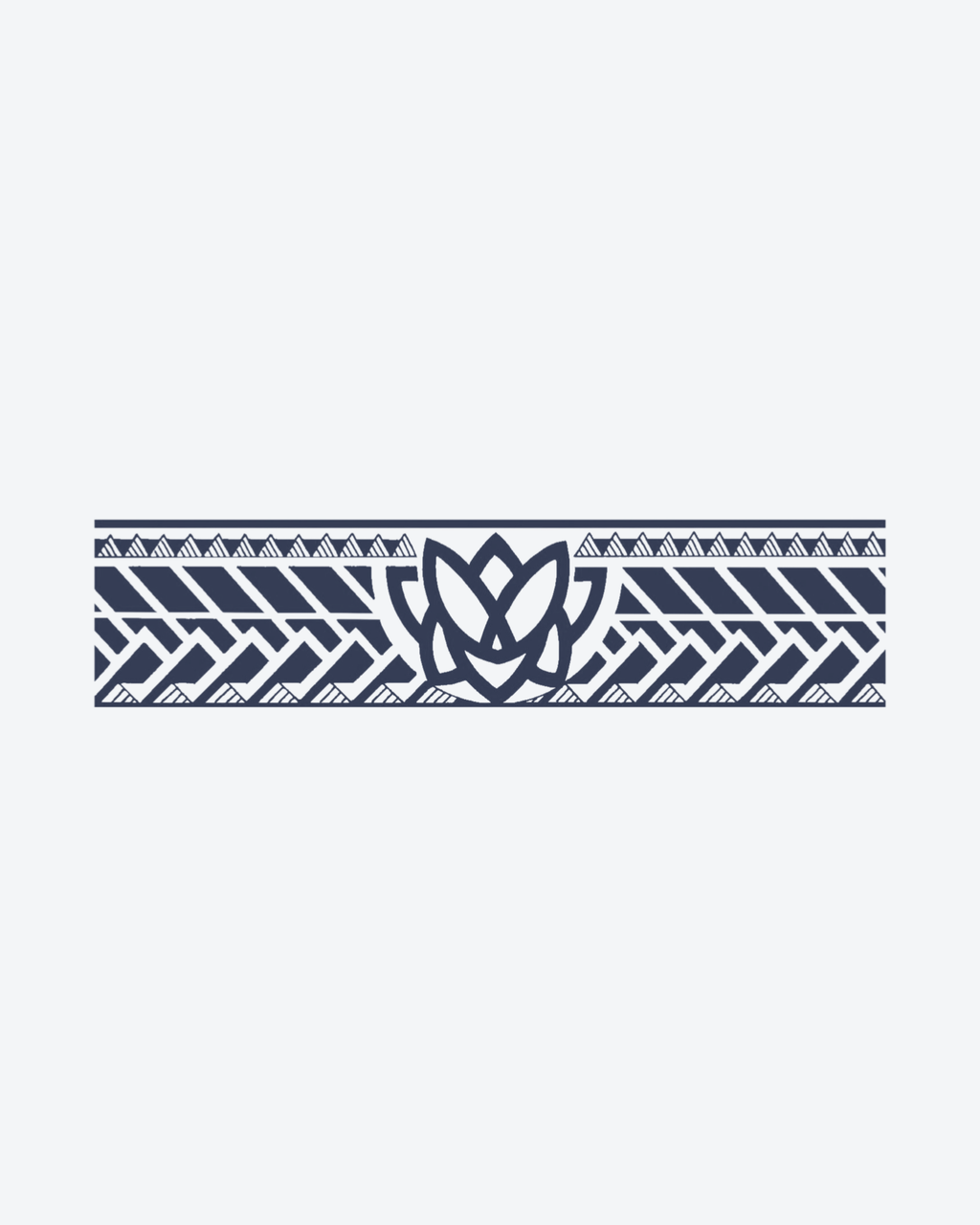 Tatouage temporaire Bracelet Lotus 24x6cm - SimpleTatt