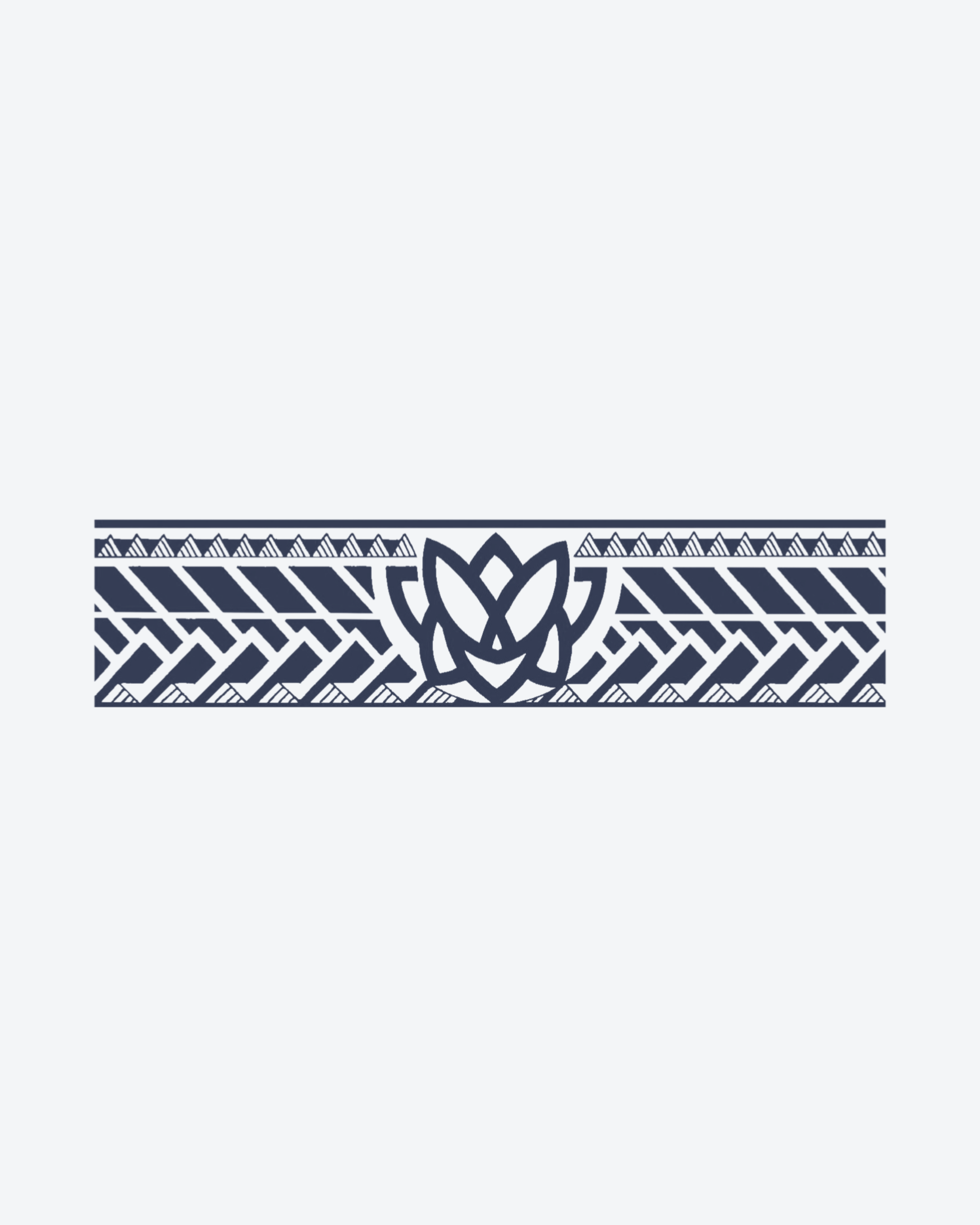 Tatouage temporaire Bracelet Lotus 24x6cm - SimpleTatt