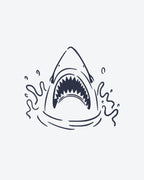 Tatouage temporaire Requin Sauvage 5x5cm - SimpleTatt