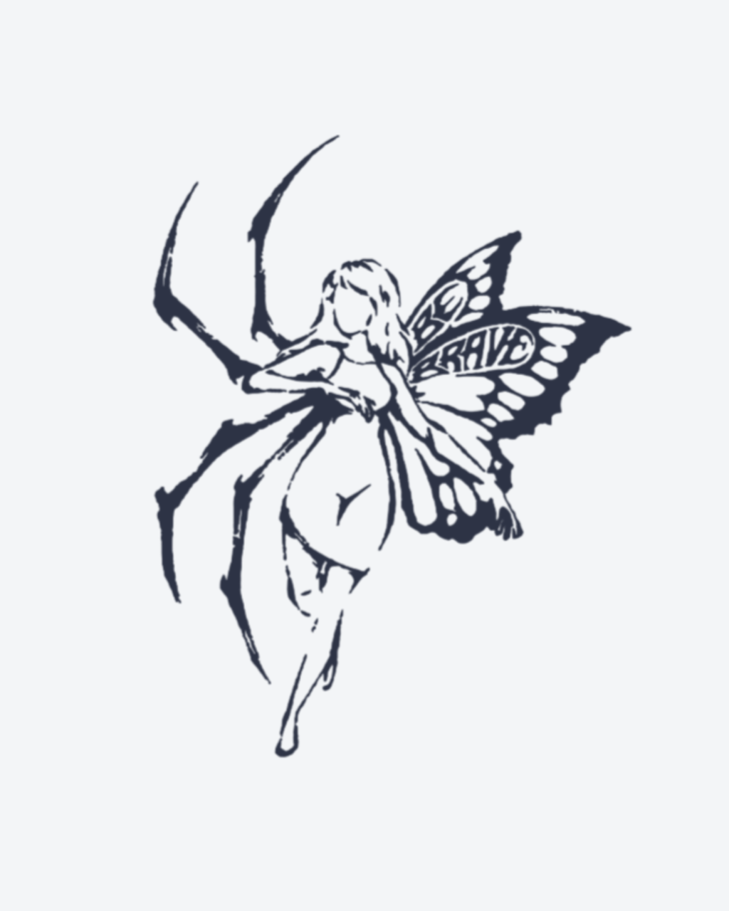 Tatouage temporaire Araignée Féerique 10,5x13,5cm - SimpleTatt