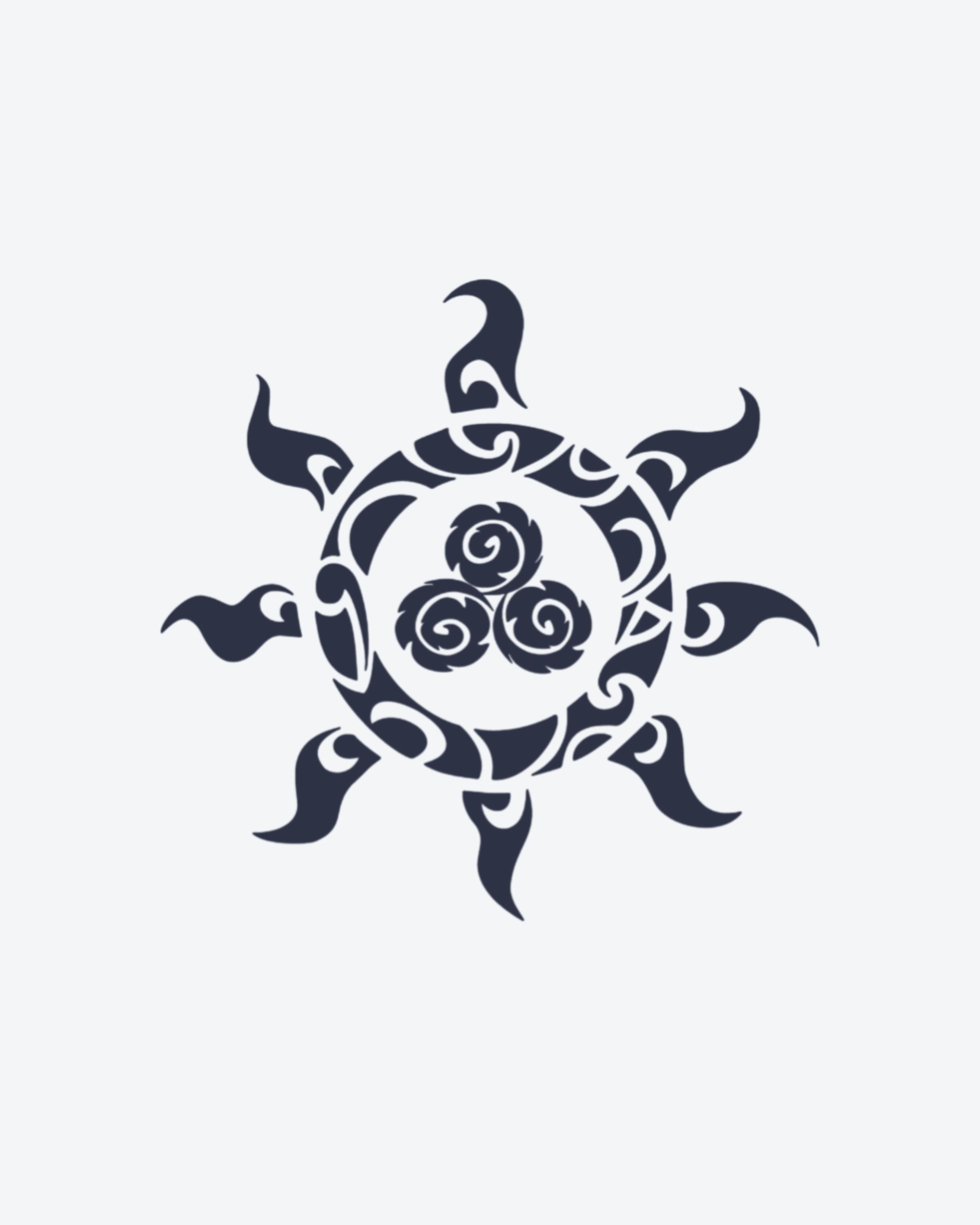 Tatouage temporaire Soleil Celtique 5x5cm - SimpleTatt