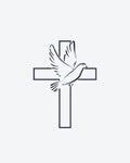 Tatouage temporaire Croix de Paix 5x5cm - SimpleTatt