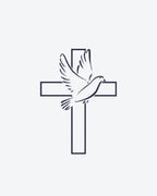 Tatouage temporaire Croix de Paix 5x5cm - SimpleTatt