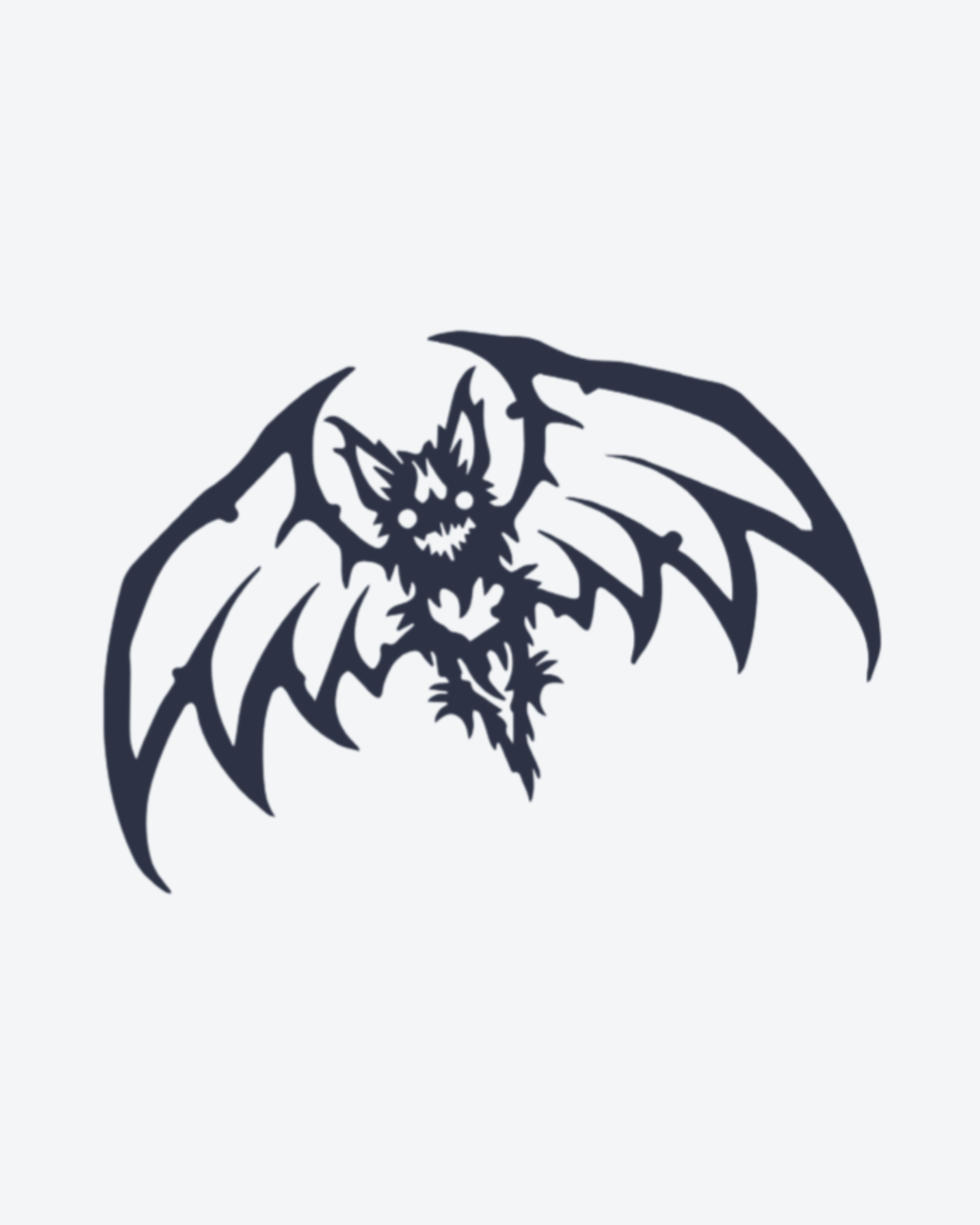 Tatouage temporaire Chauve-Souris Démoniaque 10,5x13,5cm - SimpleTatt