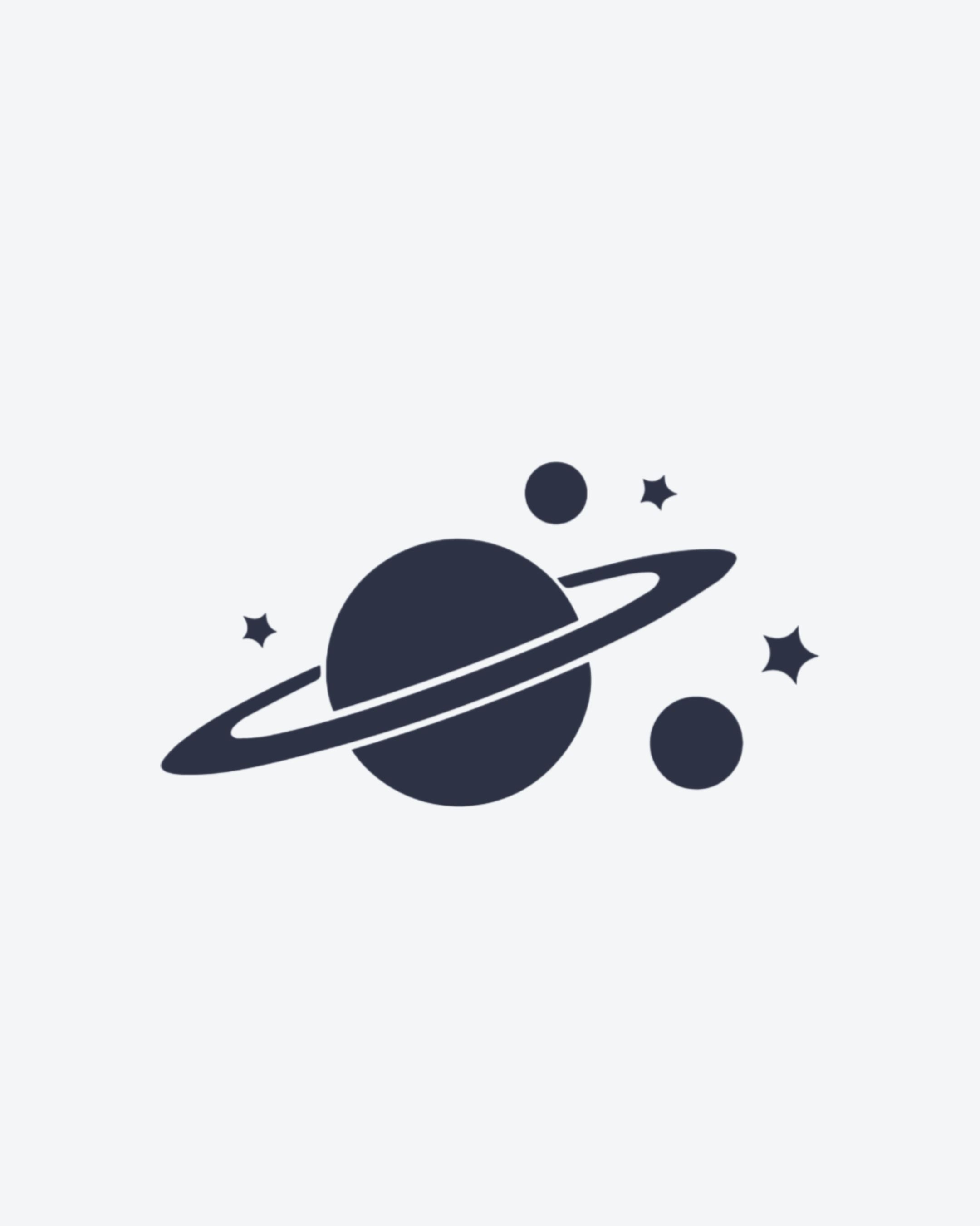 Tatouage temporaire Planète Saturne 5x5cm - SimpleTatt