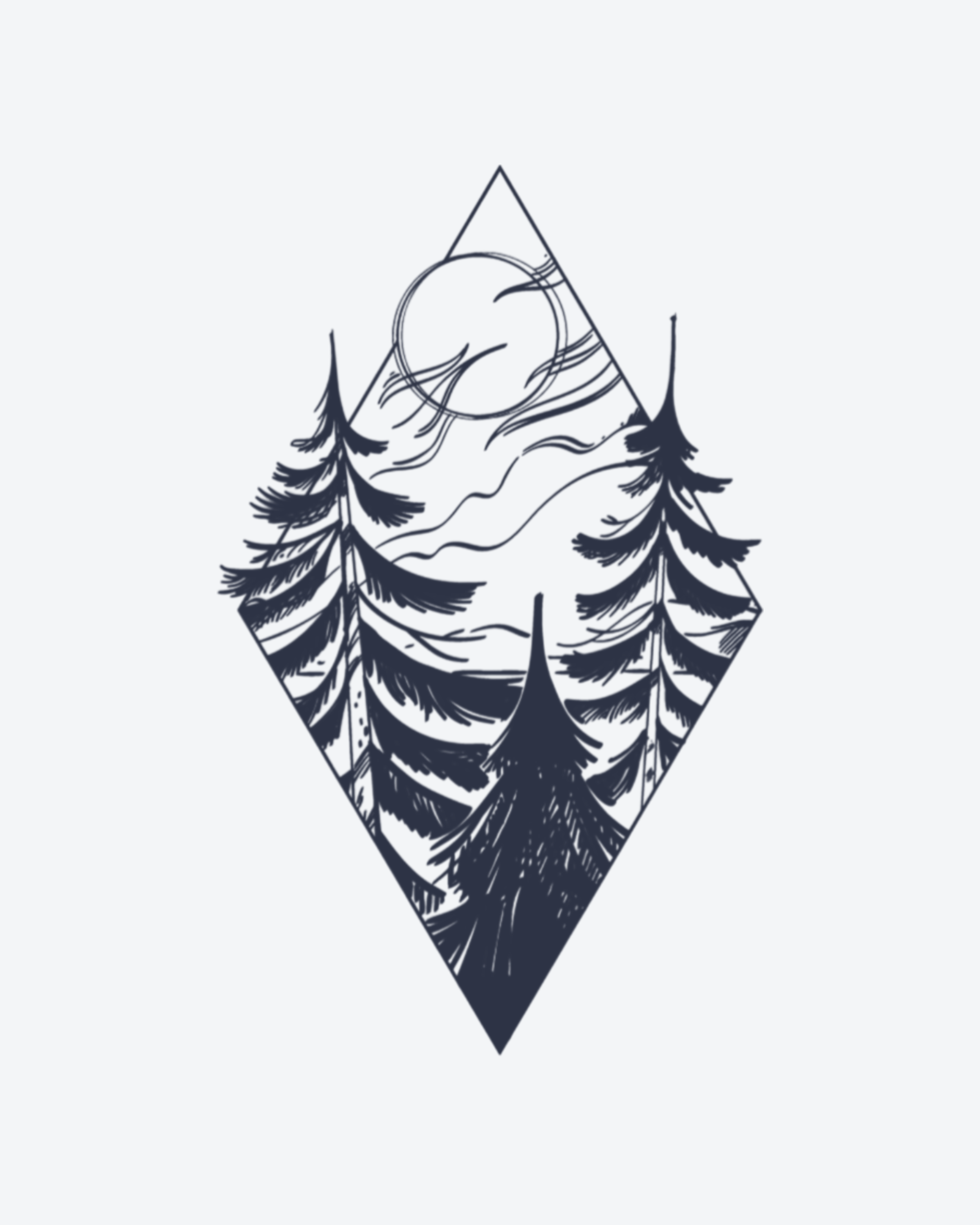 Tatouage temporaire Forêt Enchantée 8x11cm - SimpleTatt