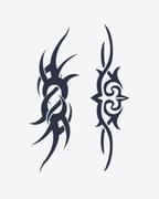 Tatouage temporaire Éclat Tribal 10,5x13,5cm - SimpleTatt