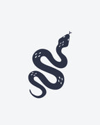 Tatouage temporaire Serpent Ondulé 5x5cm - SimpleTatt