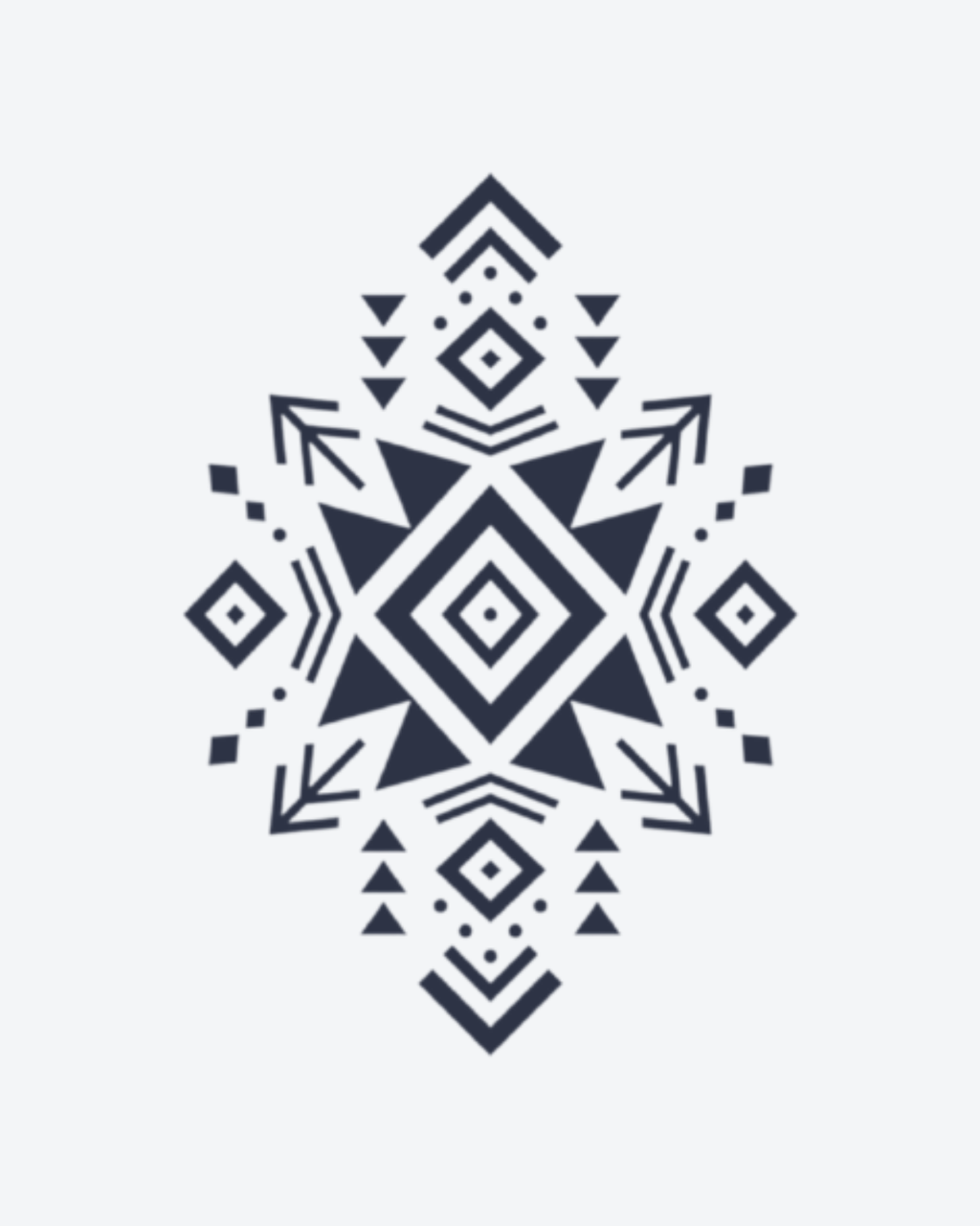 Tatouage temporaire Motif Aztèque 8x11cm - SimpleTatt