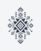 Tatouage temporaire Motif Aztèque 8x11cm - SimpleTatt
