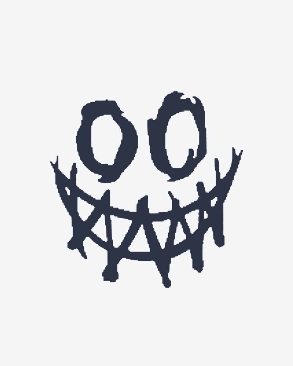 Tatouage temporaire Sourire Effrayant 5x5cm - SimpleTatt
