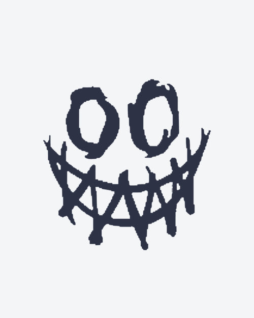 Tatouage temporaire Sourire Effrayant 5x5cm - SimpleTatt