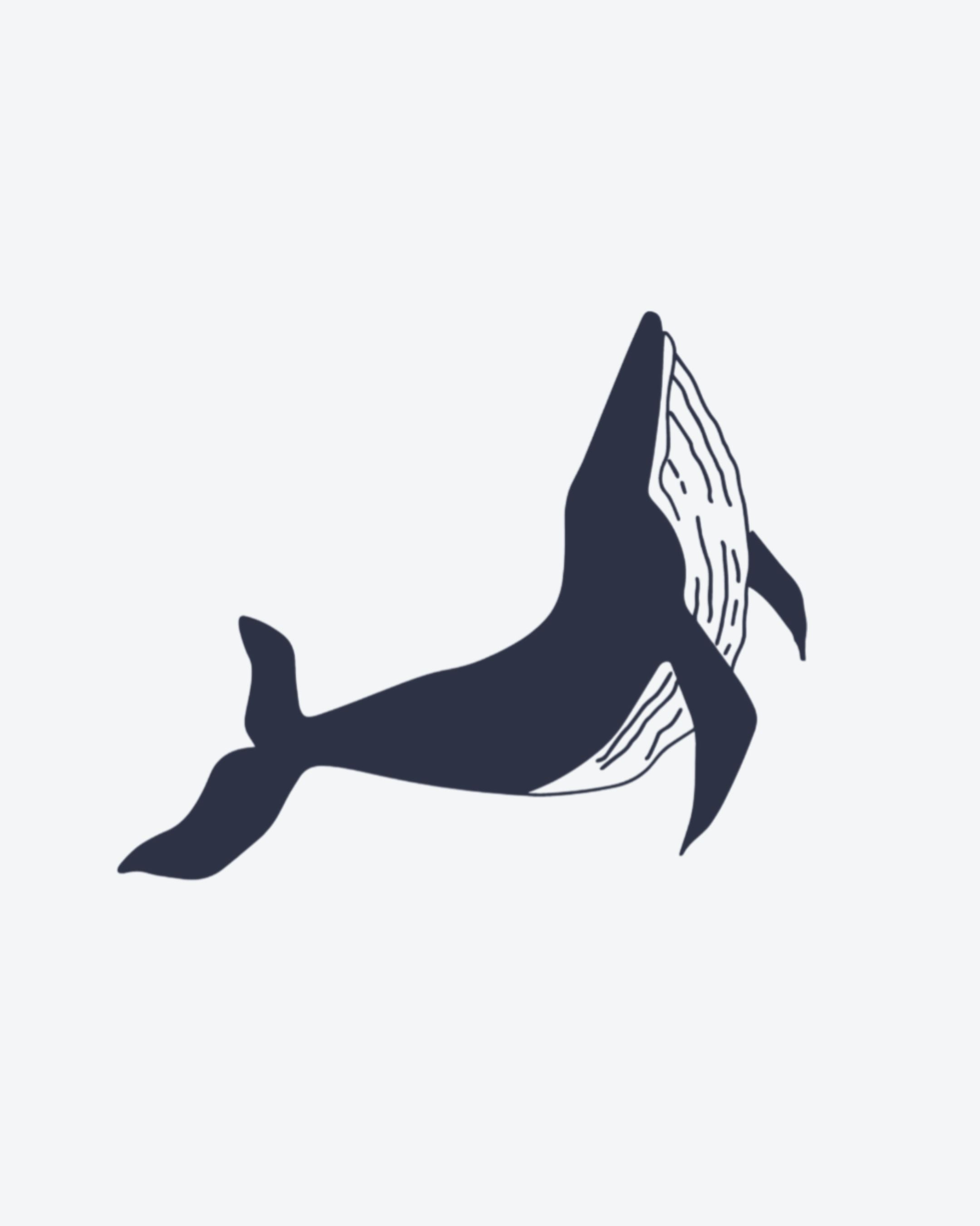 Tatouage temporaire Baleine Océanique 5x5cm - SimpleTatt