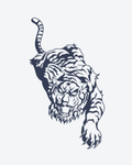 Tatouage temporaire Tigre en Chasse 11x18cm - SimpleTatt