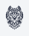 Tatouage temporaire Loup Mystique 8x11cm - SimpleTatt