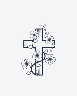Flowered Cross
