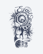 Tatouage temporaire Voyage Éternel 11x18cm - SimpleTatt
