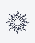 Tatouage temporaire Soleil de Feu 5x5cm - SimpleTatt