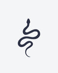 Tatouage temporaire Serpent Minimaliste 5x5cm - SimpleTatt