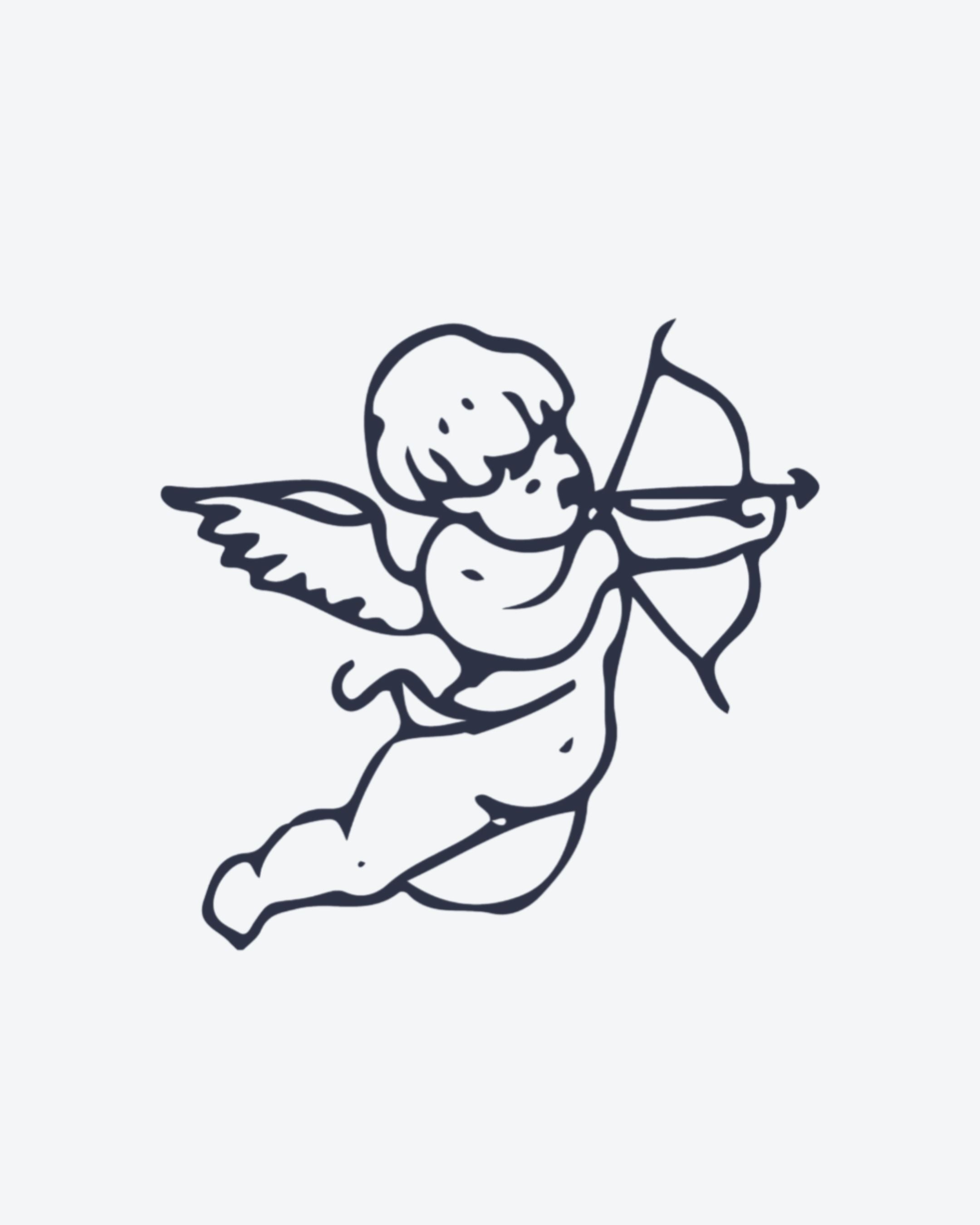 Tatouage temporaire Cupidon 5x5cm - SimpleTatt