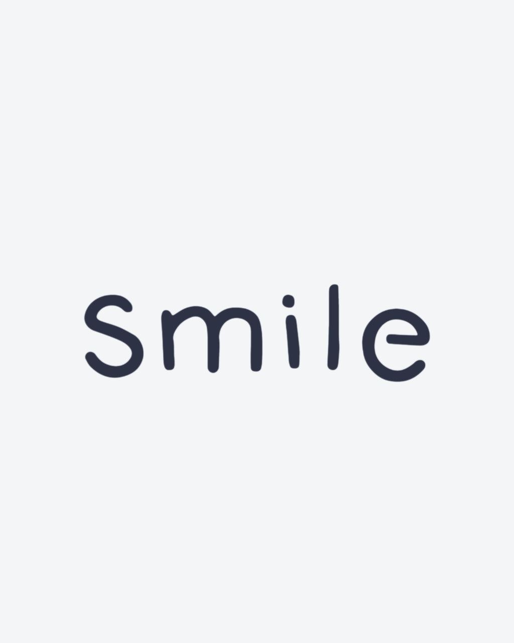 Tatouage temporaire Texte Smile 5x3cm - SimpleTatt