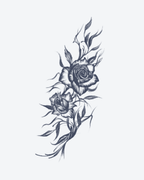 Tatouage temporaire Éclat Sauvage 11x18cm - SimpleTatt