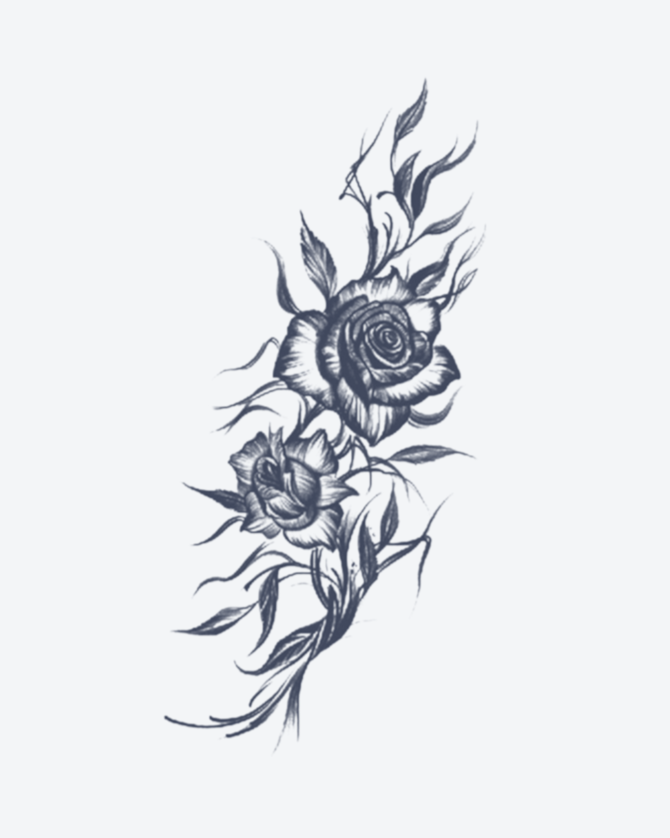 Tatouage temporaire Éclat Sauvage 11x18cm - SimpleTatt