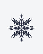 Tatouage temporaire Étoile Tribale 5x5cm - SimpleTatt