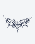 Tatouage temporaire Ailes Tribales 11x18cm - SimpleTatt