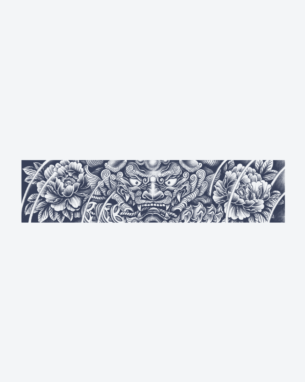 Tatouage temporaire Bracelet Floral Serein 24x6cm - SimpleTatt