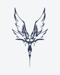 Tatouage temporaire Ange Guerrier 11x18cm - SimpleTatt