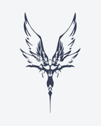 Tatouage temporaire Ange Guerrier 11x18cm - SimpleTatt