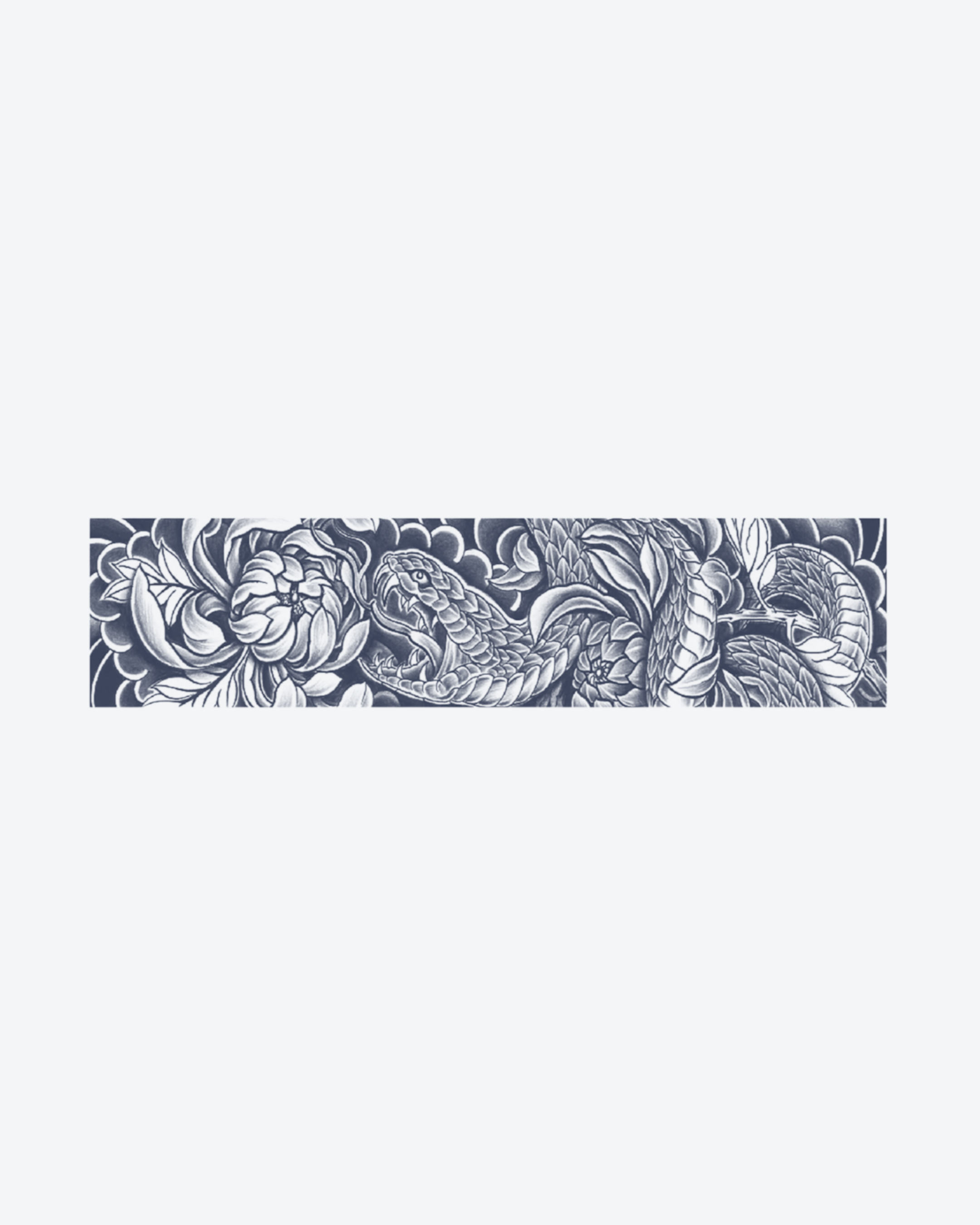 Tatouage temporaire Bracelet Nature 24x6cm - SimpleTatt