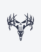 Tatouage temporaire Cerf Squelette 5x5cm - SimpleTatt