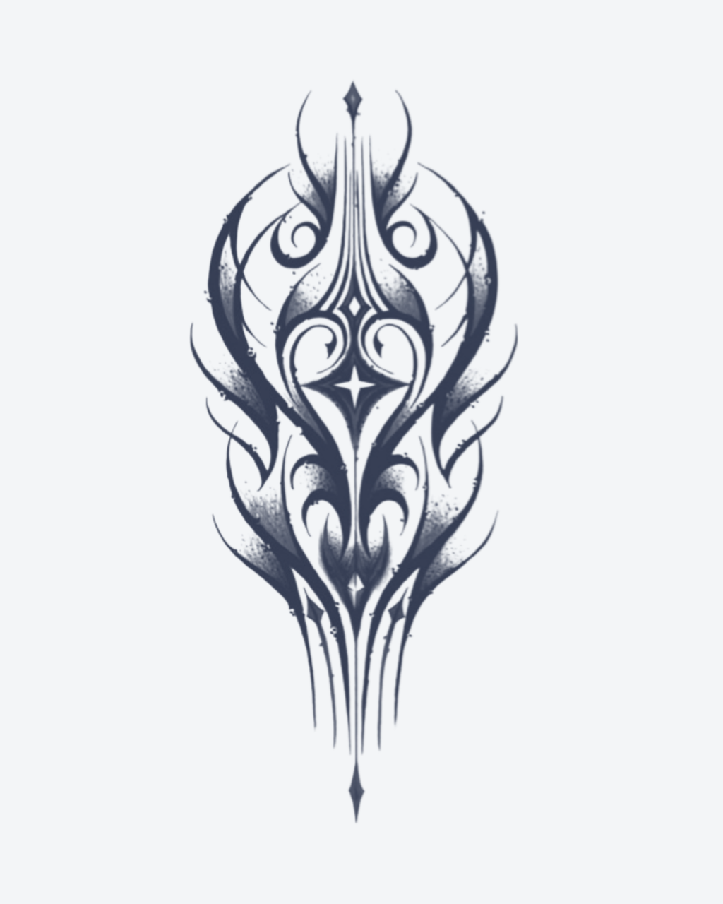 Tatouage temporaire Pointe Mystique 11x18cm - SimpleTatt