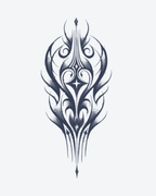Tatouage temporaire Pointe Mystique 11x18cm - SimpleTatt