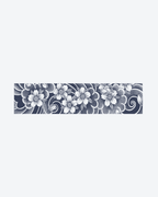 Tatouage temporaire Bracelet Fleurs Gravées 24x6cm - SimpleTatt