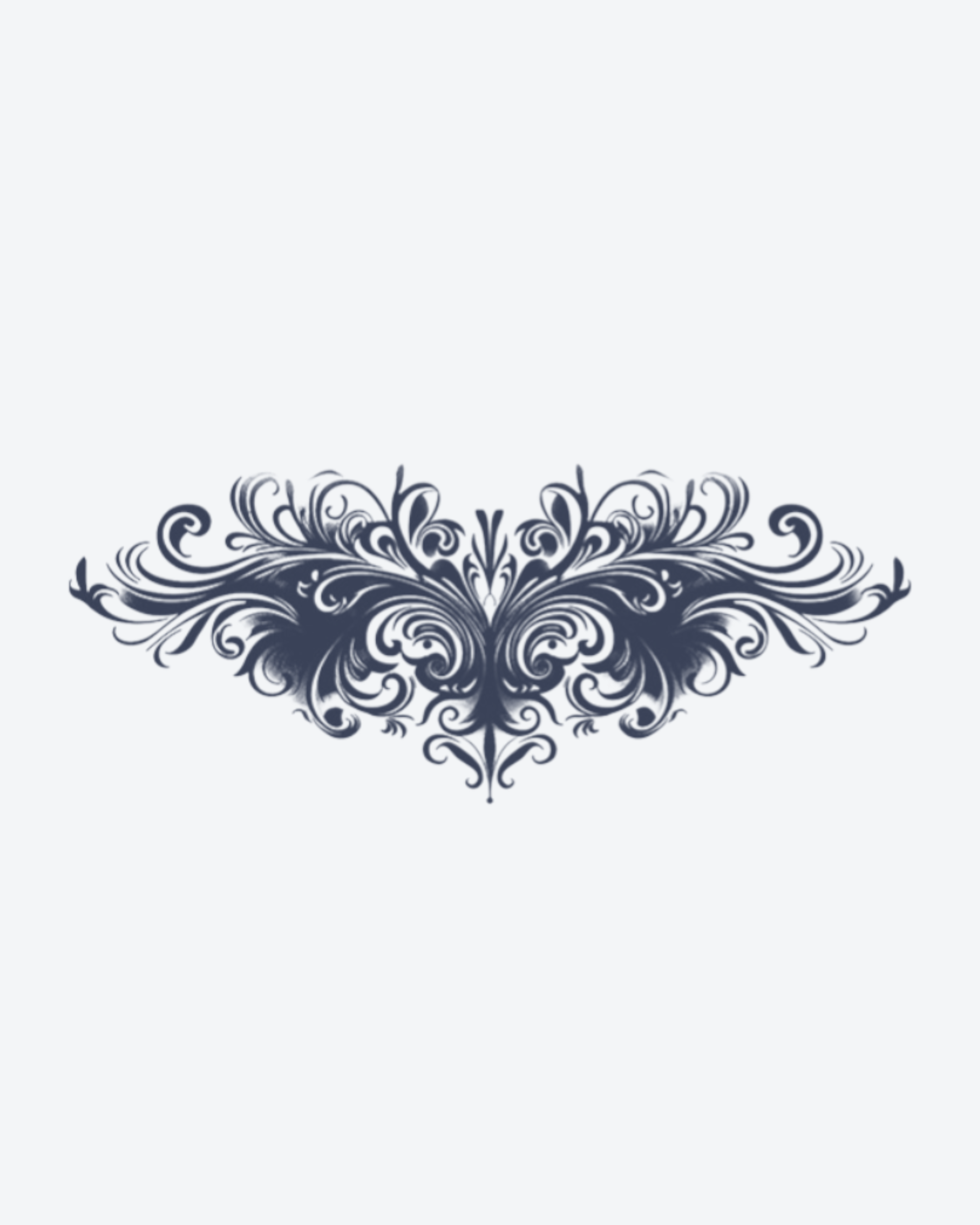 Tatouage temporaire Ornement Royal 18x11cm - SimpleTatt
